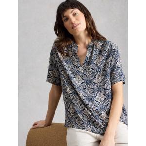 White Stuff Teakie Crinkle Blouse